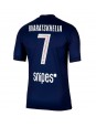 Paris Saint-Germain Khvicha Kvaratskhelia #7 Replika Hemmakläder 2025-26 Kortärmad Paris Saint-Germain Khvicha Kvaratskhelia #7 Replika Hemmakläder 2025-26 Kortärmad